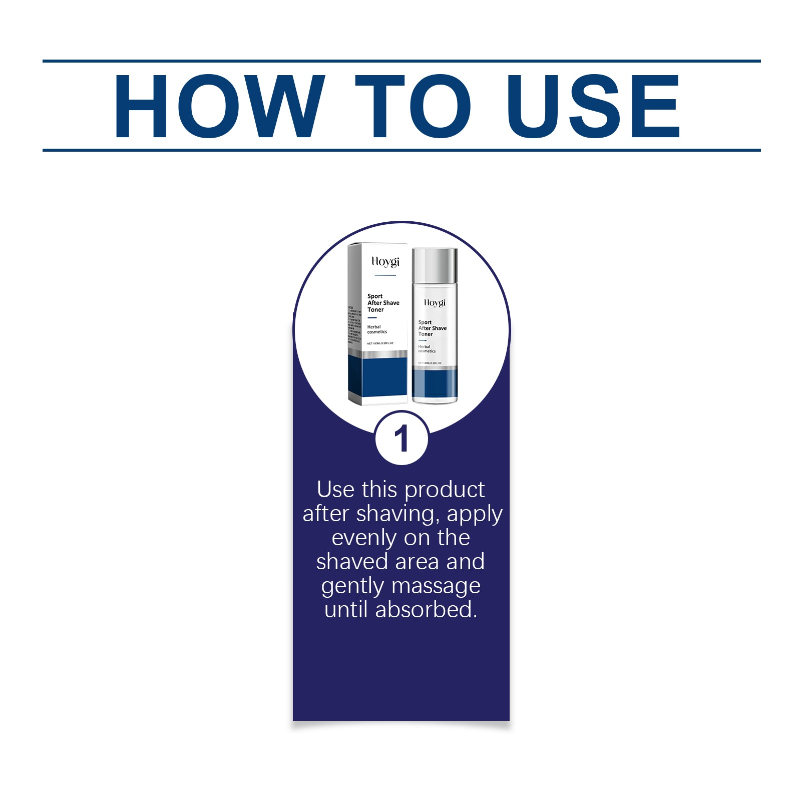 Hoygi Aftershave Toner | Soothing & Hydrating Post-Shave Lotion | Tighten & Refresh Skin