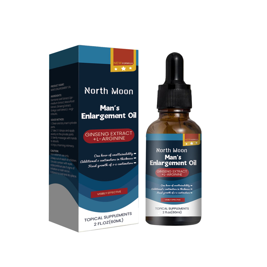 North Moon Men’s Body Massage Oil