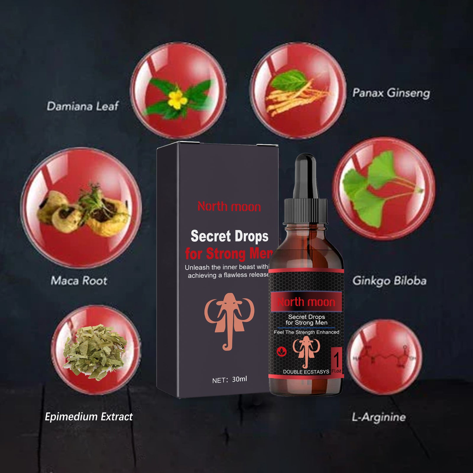 North Moon Men’s Vitality Drops