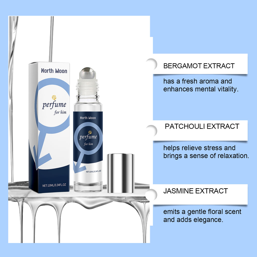 North Moon Men's Charm Ball Fragrance, Charming Cologne Exudes Charm Fragrance Lasting Fragrance