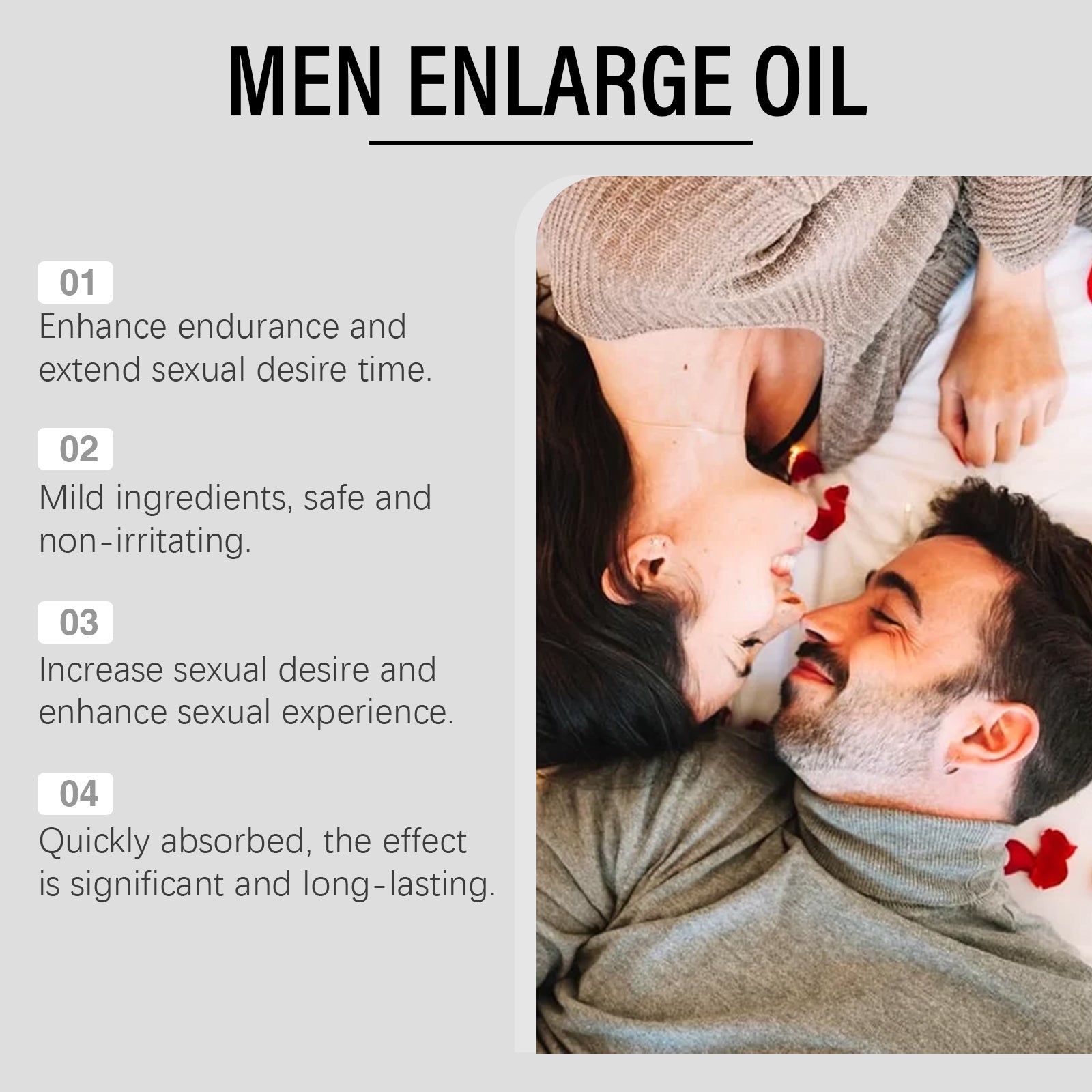 North Moon Warming Massage Oil for Men