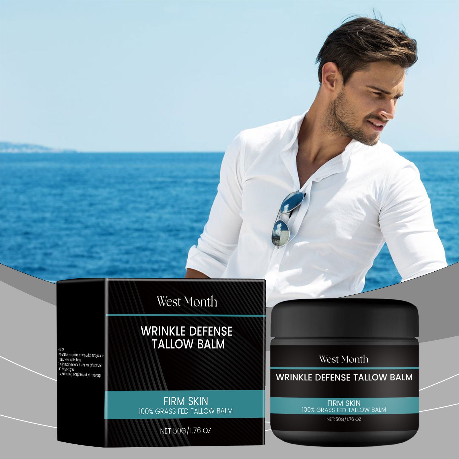 West Month Men’s Face Butter – Deep Hydration & Nourishing Moisturizer