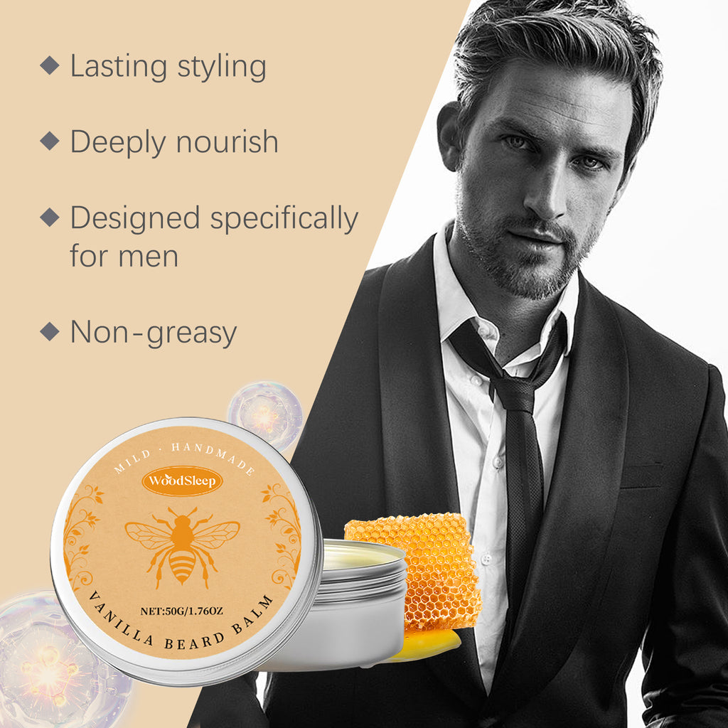 WoodSleep Men’s Beard Balm – Nourish, Shape & Soften Beard