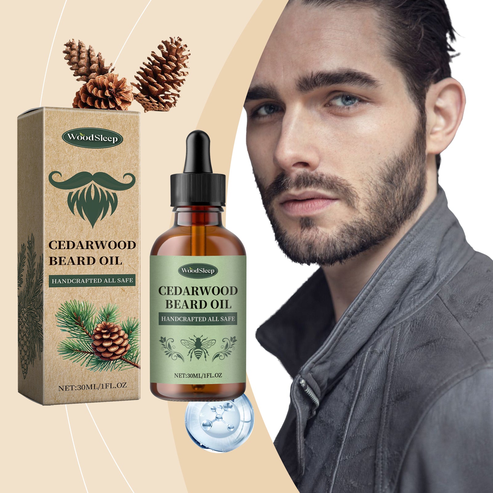 WoodSleep Men’s Beard Care Oil