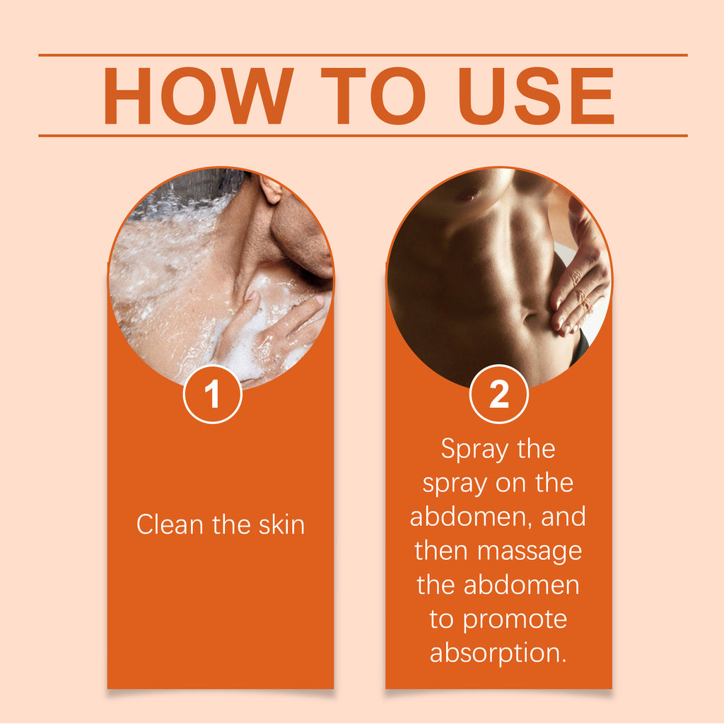 XIMONTH Abs Sculpting Spray – Firm, Tone & Define Abs