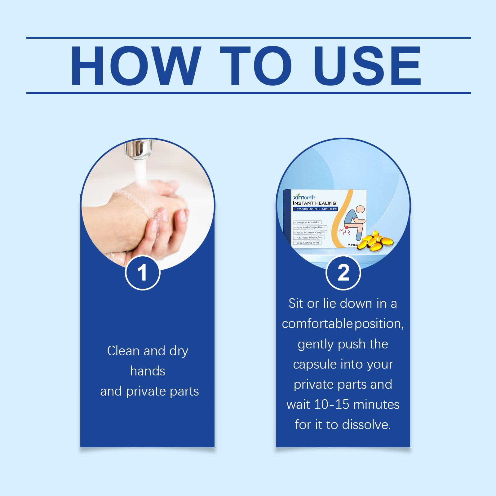 Ximonth Herbal Hemorrhoid Care Capsules