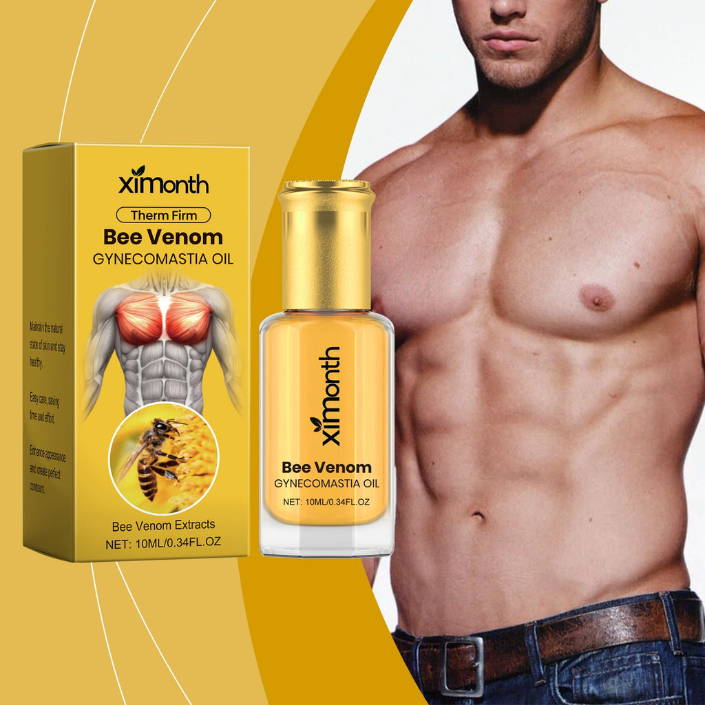 Ximonth Chest Massage Oil Gentle Nourishing Men's Chest Massage Firming Skin Contour Elasticity Care