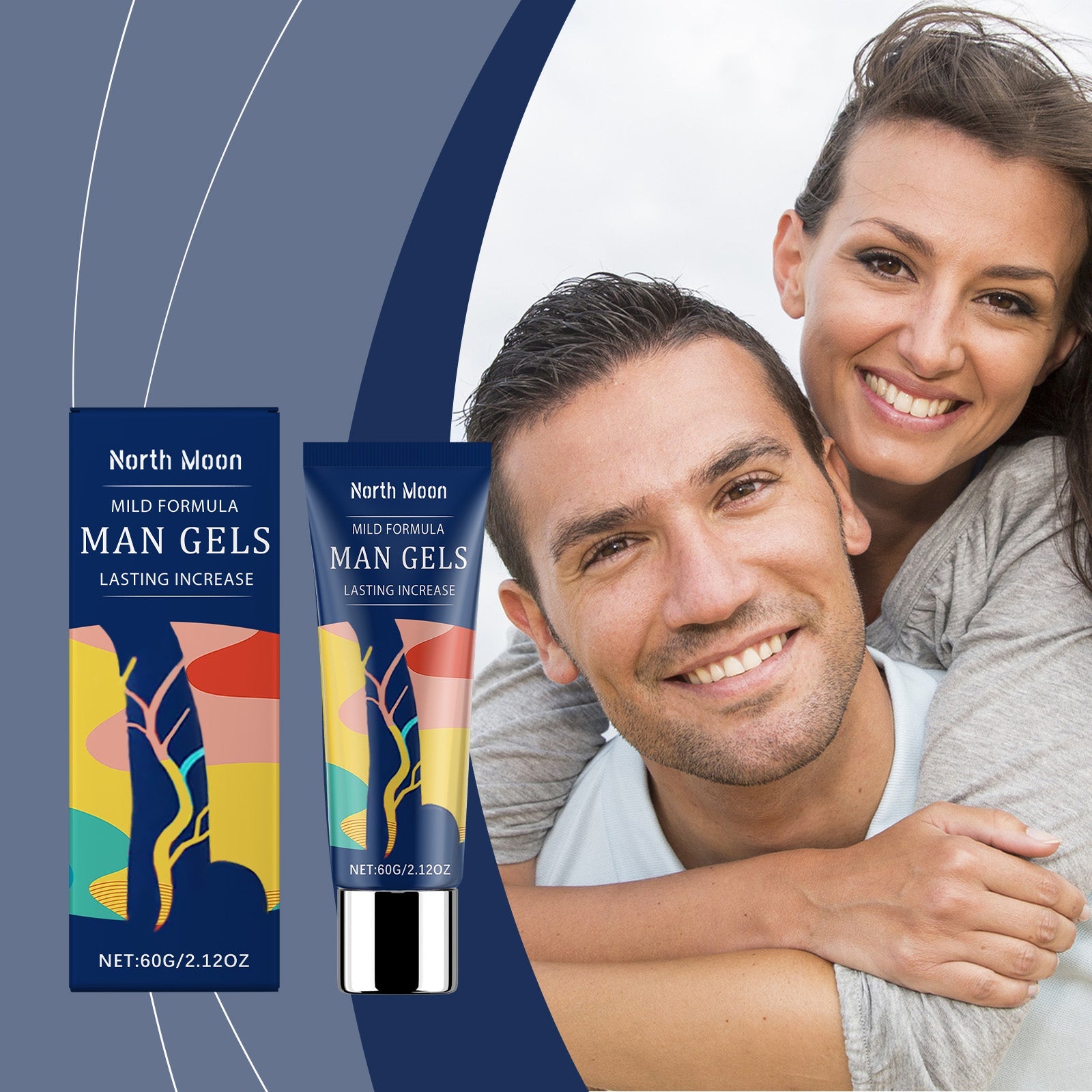 North Moon Men's Care Lubricant Moisturizing and nourishing to enhance daily comfort body care