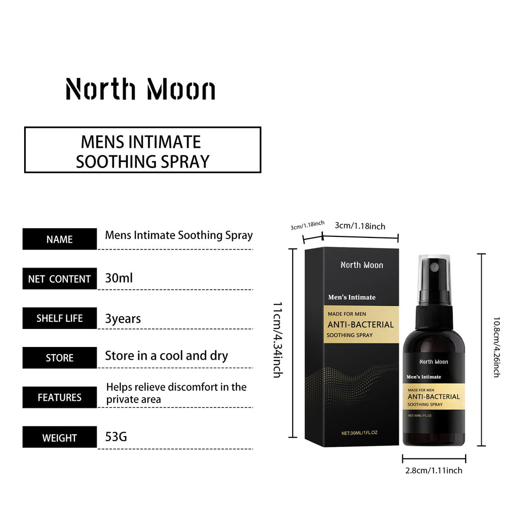 North Moon Men's Body Care Spray Gentle Relief for Daily Body Discomfort Men's Care