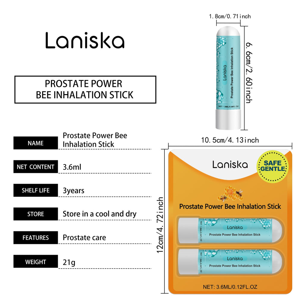 Laniska Male Nasal Inhaler Long-lasting Relief for Nasal Discomfort Male Vitality Maintenance Nasal Inhaler