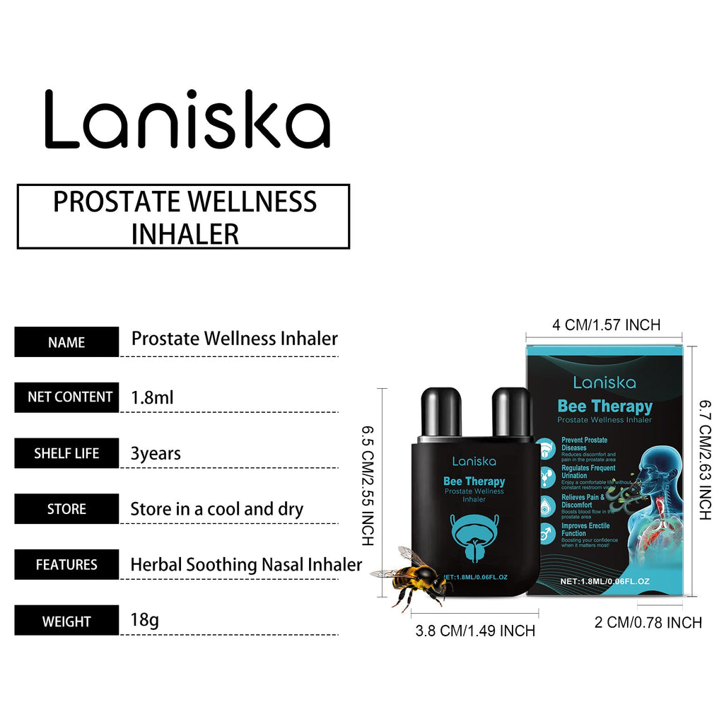 Laniska Male Care Nasal Inhaler Enhance Male Vitality Relieve Discomfort Body Improvement Nasal Inhaler