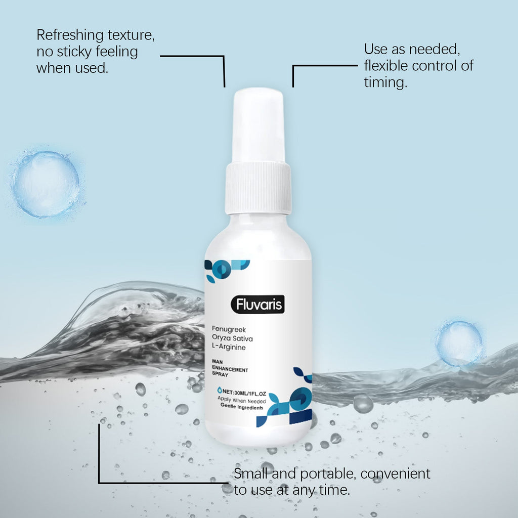 Fluvaris Male Care Spray Gentle Formula Nourishing Comfortable Skin Lightweight Vitality Care Spray