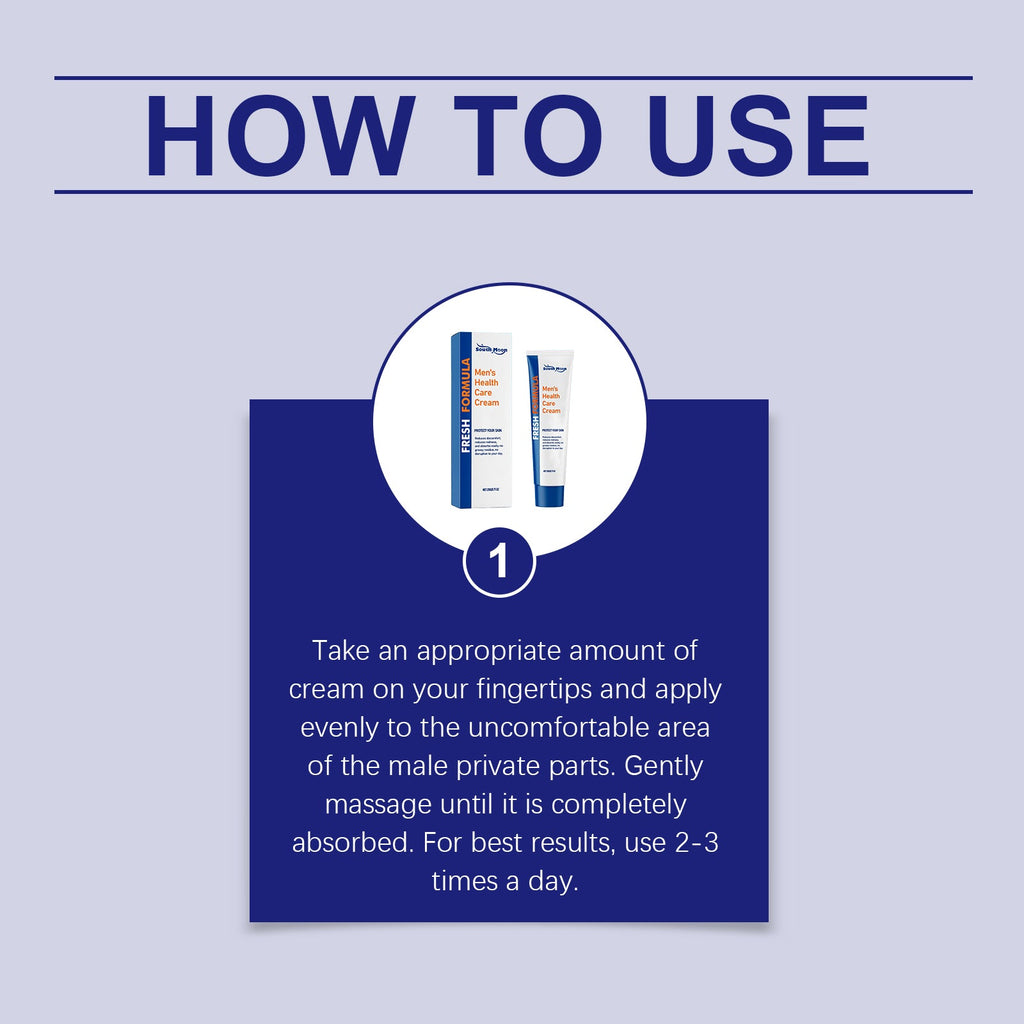 South Moon Men's Body Care Cream Gentle Nourishing Moisturizing Comfortable Body Care Daily Cream