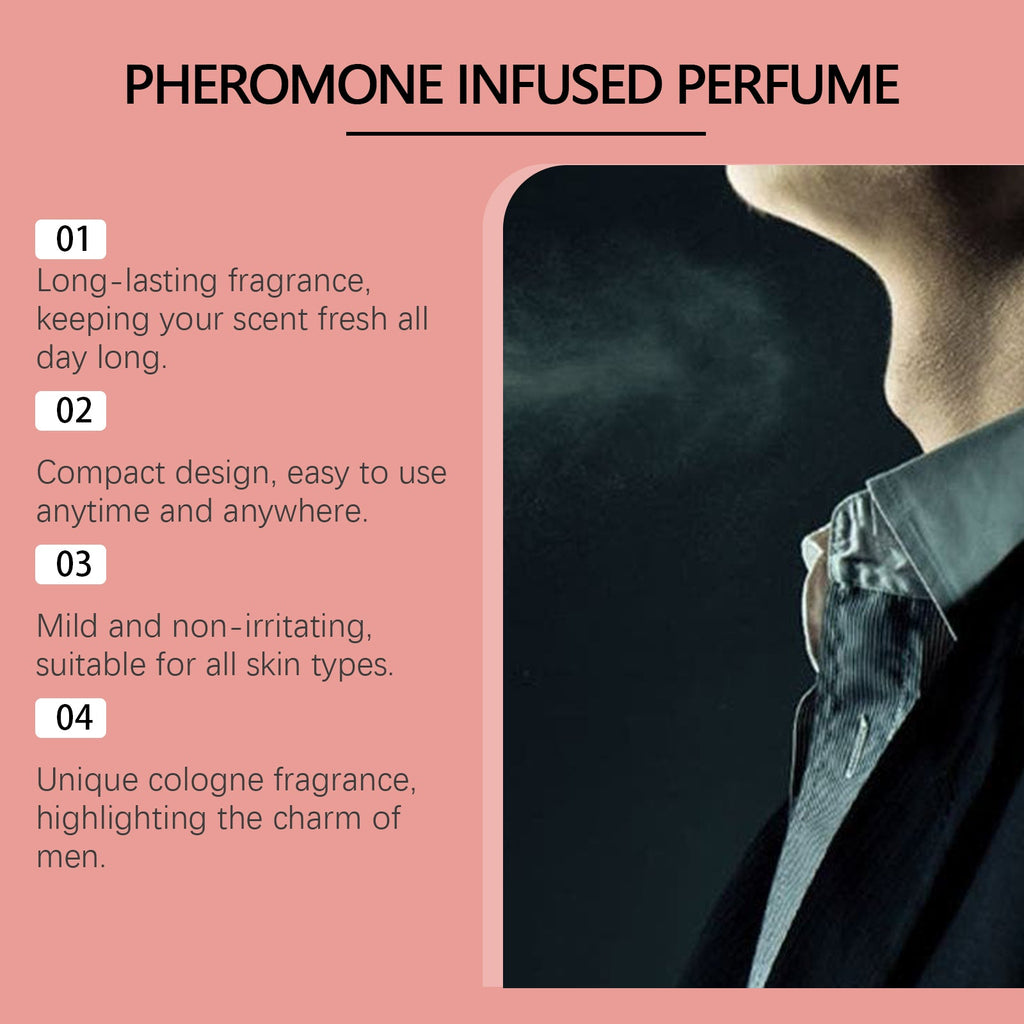 Roxelis Floral Perfume Spray Men's Perfume Long-lasting Cologne Jasmine Perfume Natural Fresh Charm Portable Fragrance