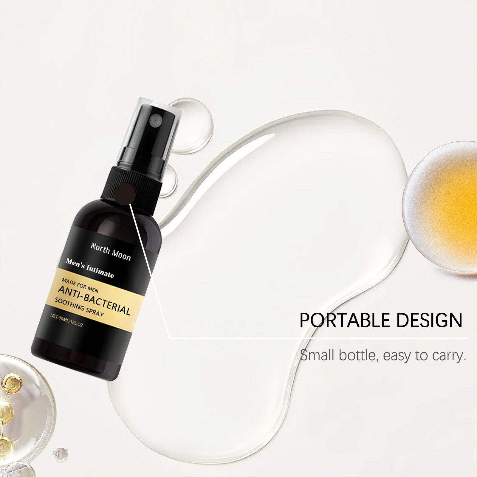 North Moon Men's Body Care Spray Gentle Relief for Daily Body Discomfort Men's Care