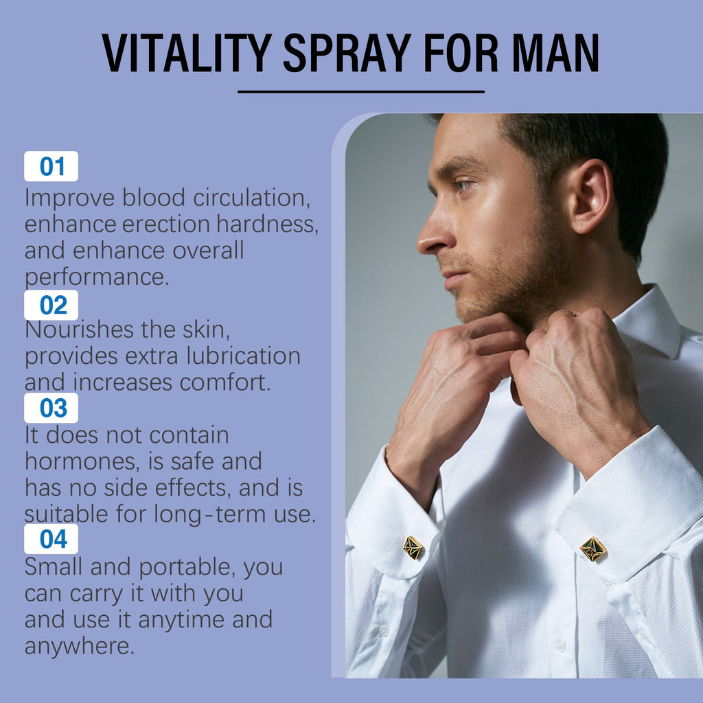 North Moon Men's Care Spray Stimulate Men's Vitality Long-lasting Moisturizing Body Care Spray
