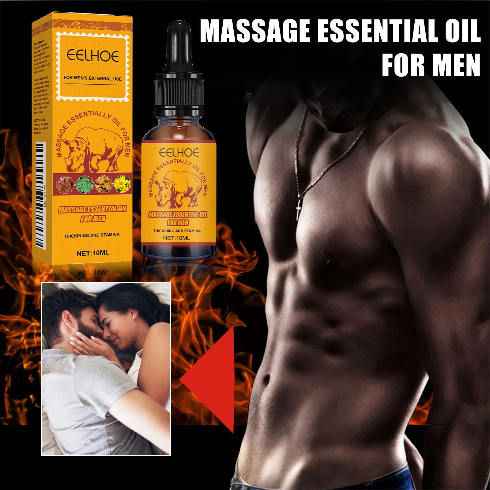 EELHOE Men's Massage Essential Oil Men's maintenance massage care essential oil body care maintenance essential oil