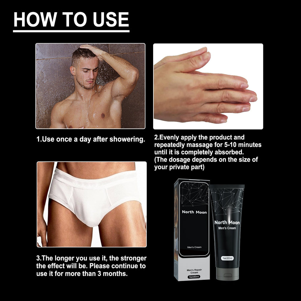 North Moon Men's Repair Cream Men's private parts anti-odor maintenance nourishing exercise massage cream