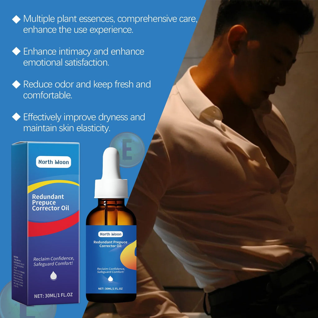 North Moon Men's Body Care Essential Oil Mild Ingredients Care Body Relief Discomfort Care Essential Oil